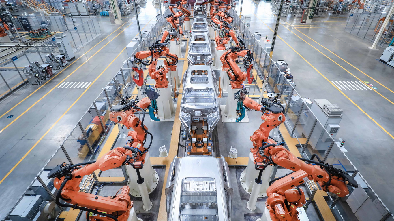 NIO EC6 ASSEMBLY LINE AND FACTORY