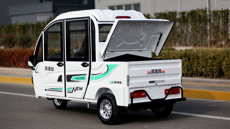 4 Door Electric Tricycles With Cargo